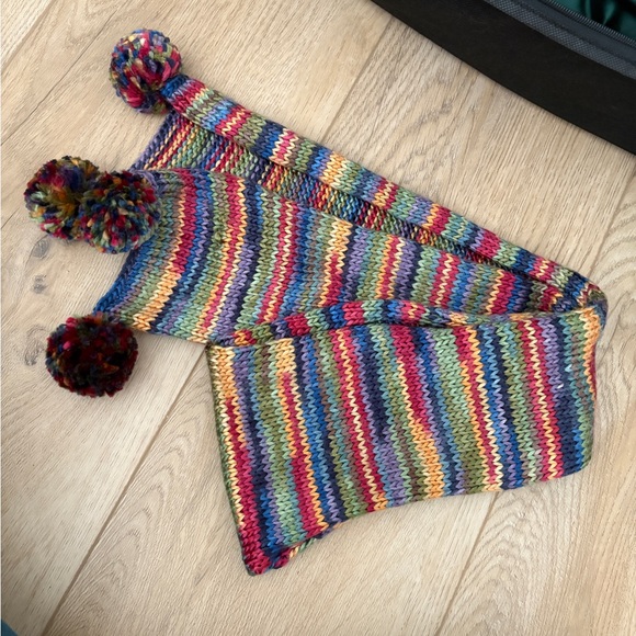 Accessories - Colorful chinky knit scarf